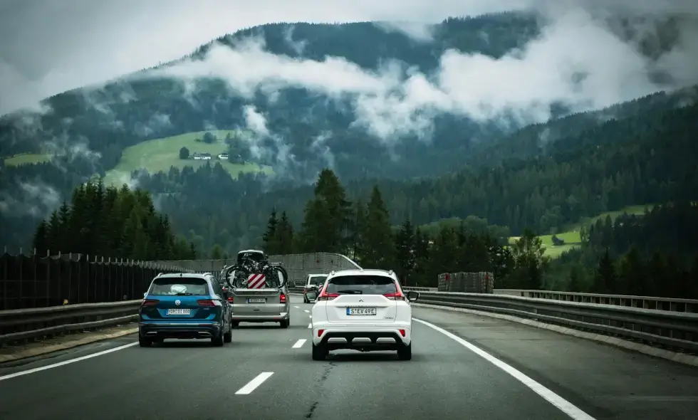 Austria's motorway network and information on purchasing the 2025 e-vignette