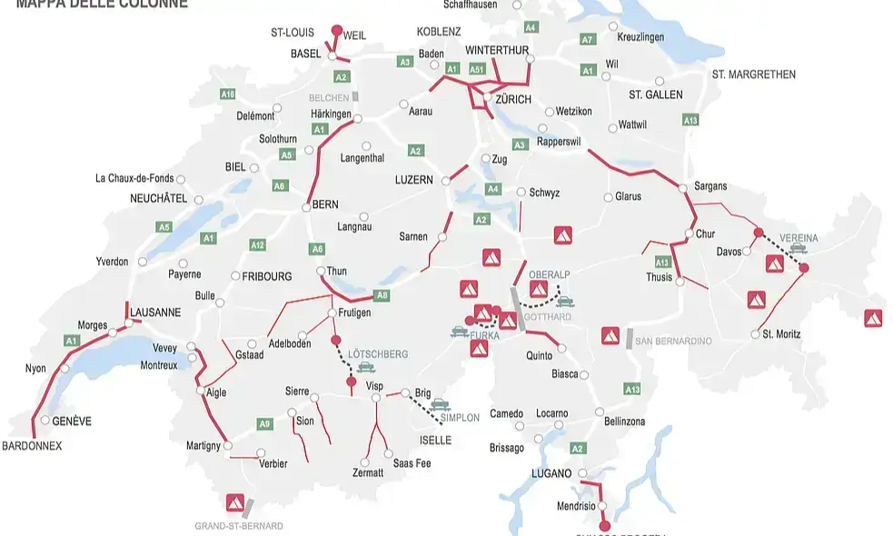 Winieta · Szwajcaria · Informacje dla klientów